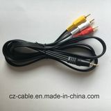 AV Cable, 3.5mm to 3RCA Cable