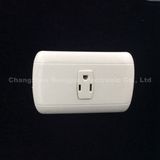 15A 125V ABS Material Us Style Wall Socket (P-001)