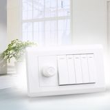 5+1 Dimmer 5gang One Way Switch with 1gang Fan Dimmer