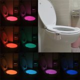 Bathroom LED Sensor Toilet Sign Lavatory Toilet Bowl Lid Light
