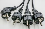 VDE European Standard Schuko Home Appliance Electrical PC Power Cable