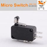 AC T85 8A 250V UL VDE CE Micro Switches Kw-7-32