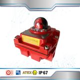 Pneumatic 3 Way Ball Valve with Limit Switch Box
