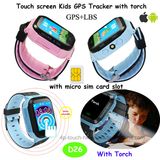 Kids GPS Tracker Watch with Sos and Flashlight D26