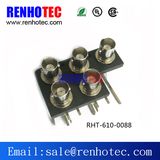 Panel Mount Right Angle Female Gender BNC Connector