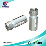 Rg59 RG6 Compression Cable Connector for Coaxial Cable (pH6-5005)