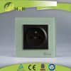 TUV Certified EU Standard Green Thoughened Glass French Wall Switch