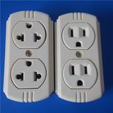 South America 3 Pins with Earth ABS Socket (U03-1)