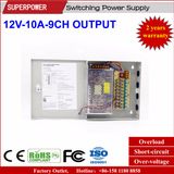 12V 10A 9CH Output Switching Power Supply for CCTV Camera