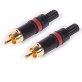 New Neutrik Design RCA Male Connector Audio Jack (RCA373)