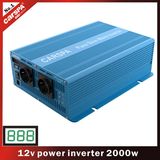 12V Power Inverter 2000W, Pure Sine Wave Power Inverter 12V 220V