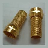 CATV 75 Ohm RG6/Rg59 Coaxial Cable F Connector (SHJ-F002)