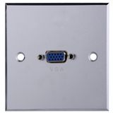 Aluminum VGA Wall Socket, Face Plate (9.2040)