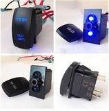 12V LED Light Rocker Switch/Waterproof Car Rocker Switch
