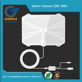 China Factory UHF VHF Paper Thin Indoor TV Antenna with Amplifier