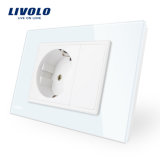 Livolo Tempered Glass Us/Au Standard European Home Socket Vl-C9c1EU-11