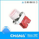 Electrical 22mm Flush Button Spring Return Pushbutton Switch