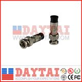 CATV BNC Compression Male Connector for Rg58/Rg59/RG6