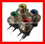 RCA Pin Jack for PCB Mount Connector, RCA Adapter Plug, RCA Jack, RCA Connector, RCA Socket