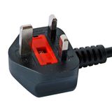 British AC Power Cord with 13A Fuse