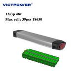Victpower Recharge 48V 10.5ah Lithium Battery 13s3p Electric Bicycle Battery Pack