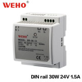 DIN Rail AC-DC LED Mode Power Supply 30W 24V 1.5A AC/DC 24V Power Supply