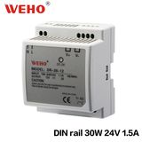 DIN Rail AC-DC LED Mode Power Supply 30W 24V 1.5A AC/DC 24V Power Supply