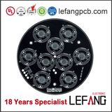 signal-Sided LED PCB Board with Black Solder Mask