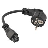European Power Cord with IEC C5 Connector (AL-153+AL-106)