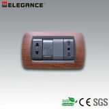Hot Sale Italian 4 Module Wall Switch and Socket