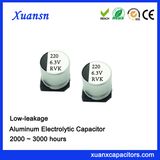 220UF 6.3V 2000hours Low Leakage Chip Electrolytic Capacitor