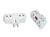 Movable Multi Function Colorful Extension Electrical Multiple Plug Socket