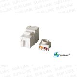 UTP CAT6 Tooless Keystone Jack 180 Degree with Shutter