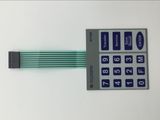 Custom Embossed Keys LED Metal Dome Tactile Membrane Switch Keypad for Wireless Controller