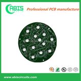 Round Shape Aluminum Base PCB with Green Solder