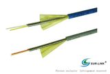 LSZH PU or PVC Duplex Armored Optical Fiber Cable