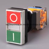 Keyway Illuminated-Square Head Type Push Button Switch (LA118MLS)