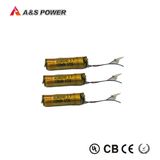 130mAh Rechargeable Lithium Cylindrical Lipo Battery 3.7 Volt for GPS