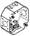 4 in. Steel Octagonal Ceiling Box, UL Approval