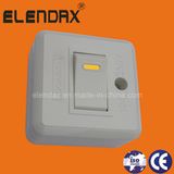 EU Style Flush Mounted One Way Power Light Switch (F5001)