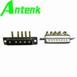 5W5 Male/Female Right Angle; DIP Type; High-Power D-SUB Connector