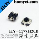 3.3*3.3*2mm Tact Switch with 4pin Registration Mast SMD (hy-1177h20b)