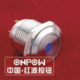 Onpow 16mm Push Button Switch (GQ16F-10D/J/R/12V/S, CCC, CE, RoHS)