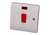 BS White 45A Dp Switch