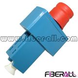 Hybrid Fiber Optic Adapter LC to FC Plastic Blue Simplex