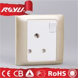 15 AMP Switched Socket, 3 Pin Socket Electrical Power Socket