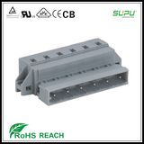 Supu UL 300V 15A 28-14 AWG Wagonia Male Mcs Connector with Mounting Ears