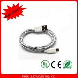 Fabric Braided Nylon Charging Cord Micro USB Data Sync Cable for Samsung