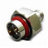 RF Coaxial Connector with 7/16 Plug to N Jack Adapter