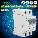 Feeo Fe7-63 AC 2p MCB Miniature Circuit Breaker